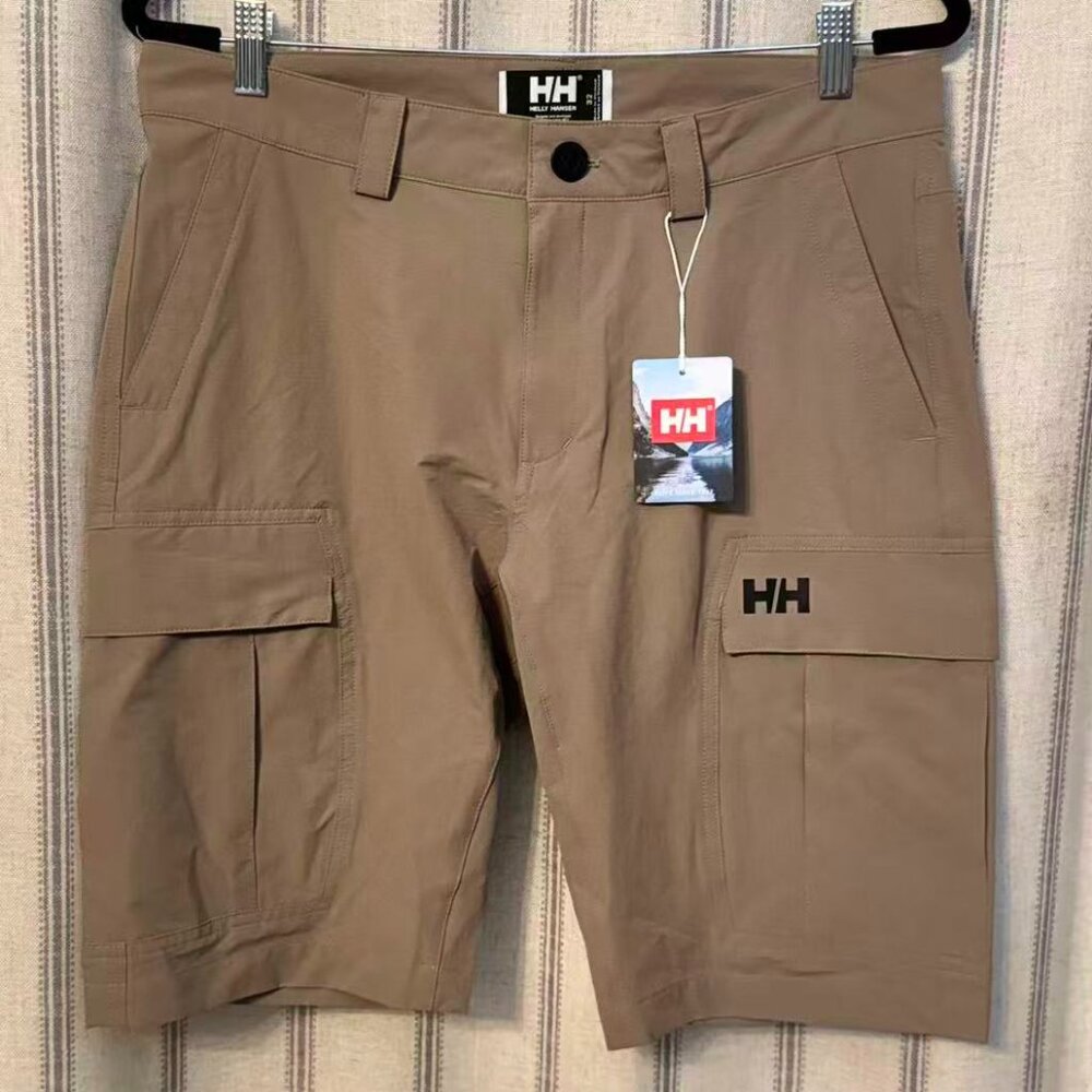Helly Hansen Men's Brono Gray Softshell Outdoor Hiking Shorts W32